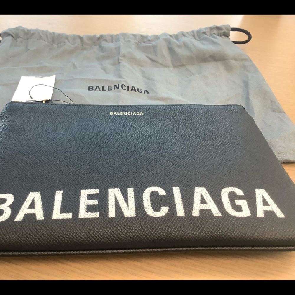 Brand new Balenciaga zippered bag.